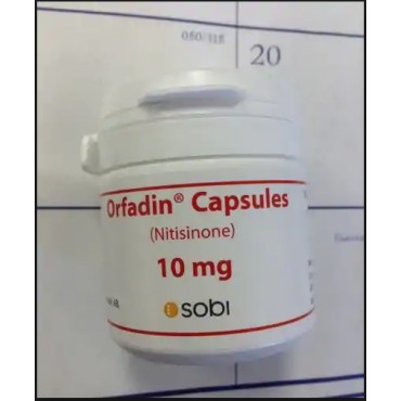 Купить Орфадин Orfadin 10 мг/60 капсул в Москве